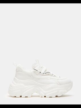 Steve Madden White Platform Chunky Trainer